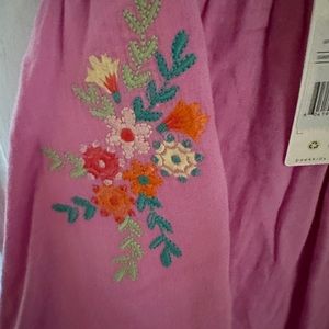 Peek Pink Floral embroidered dress